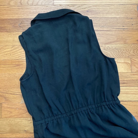 Black Sleeveless Button Down Mossimo Dress - Picture 8 of 9
